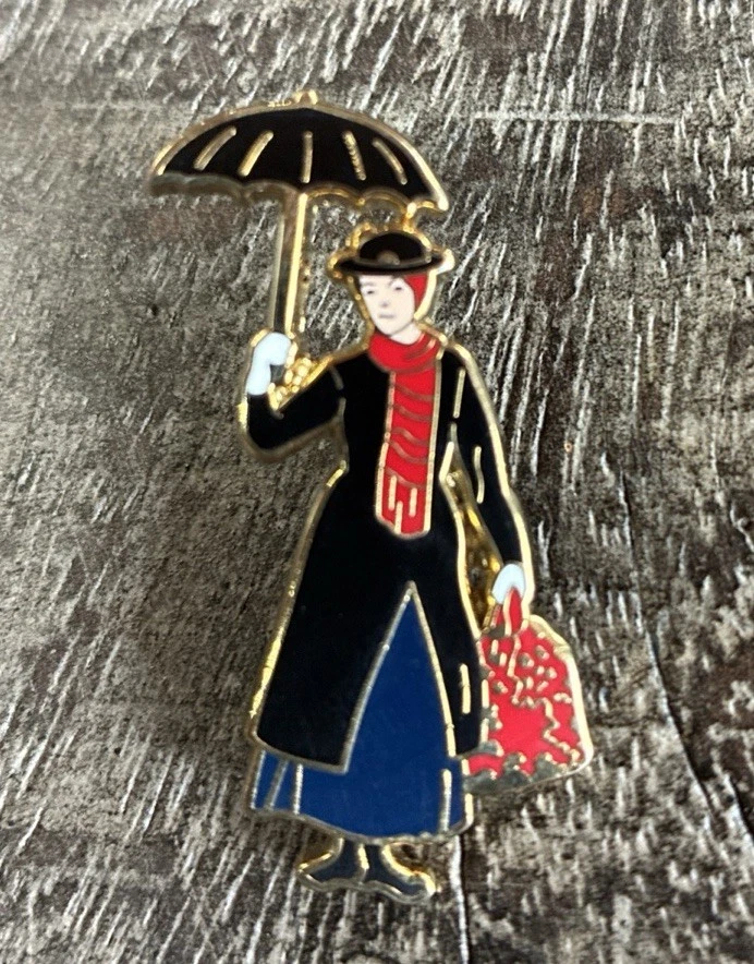 Disney Pin Walt Disney's Mary Poppins - Mary Poppins Paraguas Alfombra Bolso Foto 1 de 1