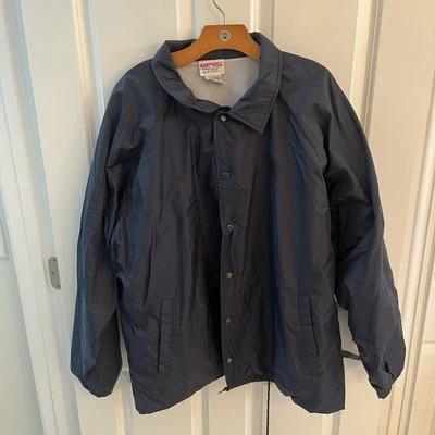 Chaqueta de Entrenador Guardia de la Cárcel Corrections Vintage Azul Abotonada Hombres 3XL Foto 1 de 4