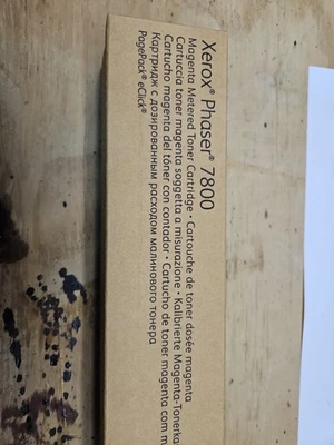 Xerox Phaser 7800 Magenta Metered Toner 106R01579 New - Image 1 of 4