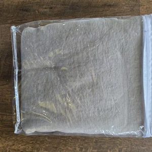 Pottery Barn Belgian Flax Linen King Duvet Cover Warm Gray NEW - Picture 1 of 3
