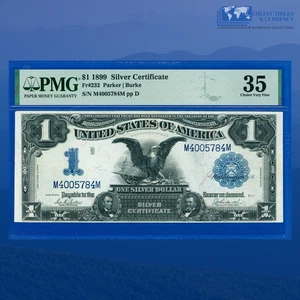 Fr.232 1899 $1 One Dollar Silver Certificate "BLACK EAGLE", PMG Ch VF 35 #05784 - Picture 1 of 3