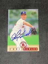 Chris Howard 1995 Fleer Ultra #11 Boston Red Sox Auto Autographed Signed RC Card