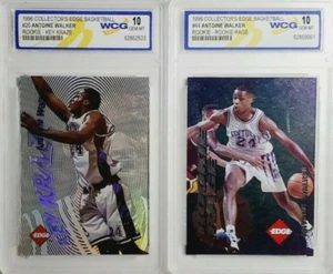 1996 Collector's Edge Antoine Walker inserto de tarjeta de novato lote WCG radiocontrol 10 gemas como nuevo - Imagen 1 de 3