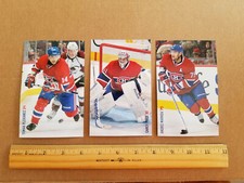 Montreal Canadiens NHL 2011/12 Player Photo Cards, Lot of 3 (3.5" x 5.5")