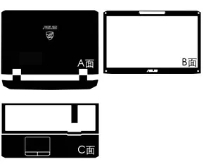 Laptop Winylowa naklejka na skórę Pokrowiec Etui Folia do ASUS G75 G75VW G75VX 17,3" - Zdjęcie 1 z 15