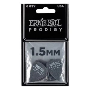 ERNIE BALL EB9199 Prodigy Standard 1,5 paquete de 6 ❘ púas ❘ Delrin ❘ negro - Imagen 1 de 1