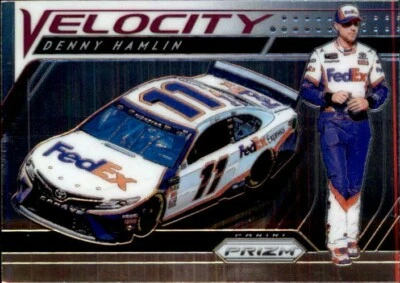 Denny Hamlin 2019 Panini Prizm Velocity Card #72 - Image 1 of 2