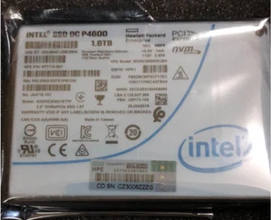 1.6TB Intel DC P4600 SSD Series NVME U.2 2.5" SSDPE2KE016T7P Solid State Drive - Picture 1 of 2