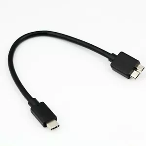 USB Type-C to Micro-B 3.1 Gen2 Cable for MacBook Chromebook External Hard Drive - Picture 1 of 3