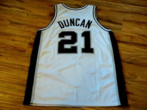 TIM DUNCAN 1999 GAME PUBLISHED CUSTOM PRO CUT SAN ANTONIO SPURS BASKETBALL TRIKOT - Bild 1 von 5