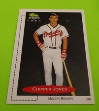 1991 Classic Best Chipper Jones ROOKIE RC Prospect #268 Macon Braves MINT RC 
