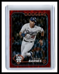 2024 Topps Series 2 Austin Barnes #422 Red Foil Parallel 44/199 Dodgers - Bild 1 von 2