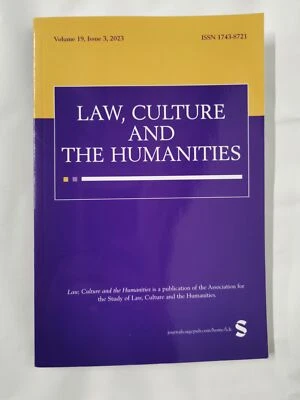 Law, Culture and the Humanities Journal Vol 19, Issue 3, 2023 - Image 1 of 4