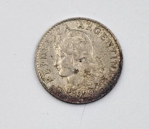 1929 Argentina 5 Centavos Coin TCD World Estate Sale - Picture 1 of 3