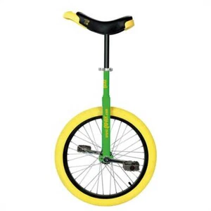 QU-AX Einrad 20" Luxus Alufelge / Reifen gelb grün Fahrrad / Unicycle - Bild 1 von 1