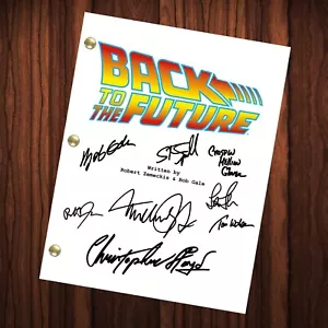 Back To The Future Signed Autographed Script Full Screenplay Full Script Reprint - Picture 1 of 2