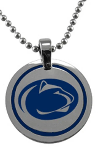 PENN STATE NITTANY LIONS PSU * Stainless Steel Pendant w/School Logo  NCAA NEW Cover