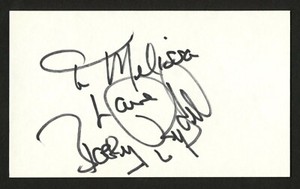 Bobby Rydell signed autograph auto 3x5 index card American Singer Wild One C620