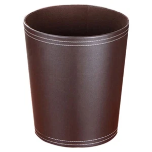 Bathroom Trash Can Rubbish Container Faux Garbage Bin - Picture 1 of 12