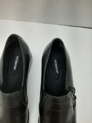 Croft & Barrow Women's Black Leather Loafers Sz 6.5 M Slip On "FINOLA" Shoes   - Изображение 1 из 4