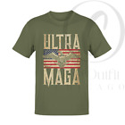 Śmieszna patriotyczna koszula Trump Ultra MAGA 2024 Anti Biden Let's Go Brandon T Shirt