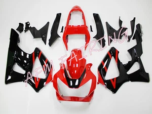 Black Red ABS Injection Mold Bodywork Fairing Kit Panels for CBR929RR 2000 2001 - Picture 1 of 7