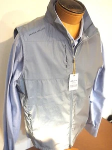 Chaleco Reflectante Peter Millar Crown Sport Apollo Nuevo con Etiquetas Grande $185 Gris Reflectante - Imagen 1 de 12