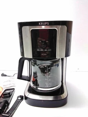 Krups EC3220 14-Cup Programmable Coffee Maker - Black - Image 1 of 4