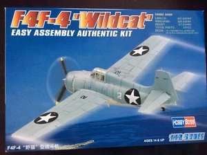 1/72 HOBBYBOSS GRUMMAN F4F-4 WILDCAT MODEL KIT # 80220 (O) - Picture 1 of 4