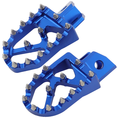 MX Wide Foot Pegs Footrests Pedal For Yamaha YZ80 125 250 500 WR 250 500 TTR 90 Foto 1 de 4