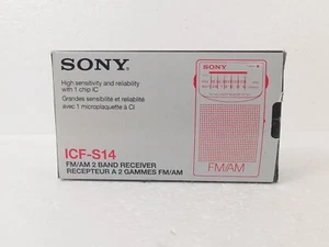 Sony ICF-S14 FM/AM Receiver Radio in OVP - Bild 1 von 11