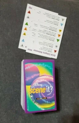 Disney Sceme it? 1st Edition from Tin Board game Replacement Part - Trivia Cards - Image 1 of 3