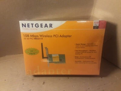Netgear WG311v3 54 Mbps 802.11g Wireless LAN PCI Adapter - Image 1 of 4