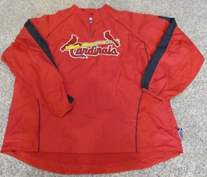 St. Louis CARDINALS Game Worn Used Batting Practice JACKET - Picture 1 of 6