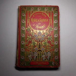 N25.4 Misère Grandeur Humanité Primitive 1889 illustré anthropologie Mme Meunier - Imagen 1 de 24