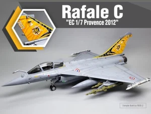 [NEW] 1/48 DASSAULT RAFALE C EC 1/7 PROVENCE 2012 FRANCE PLA MODEL ACADEMY 12346 - Picture 1 of 10