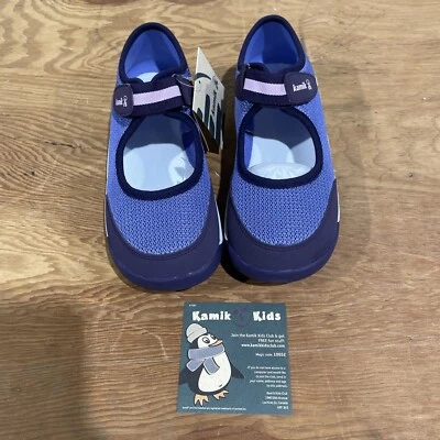 Sandália Kamik Mary Jane Kids Periwinkle tamanho 5 - Imagem 1 de 4