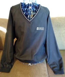 Agstar Farm Credit Mens XL ARGE Pullover Windbreaker - Black Arnold Palmer NWT - Picture 1 of 7