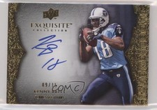2009 Upper Deck Exquisite Collection Gold /15 Kenny Britt #E-KB Rookie Auto RC