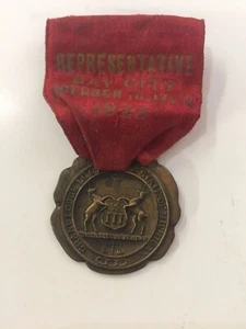 1923 IOOF Representative Bay City, Michigan Lodge Pin Ribbon ~ FR22 - Picture 1 of 6