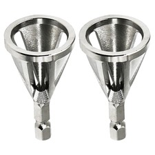 2/Pack Stainless Remove Burr Tools for Drill Bit Deburring External Chamfer
