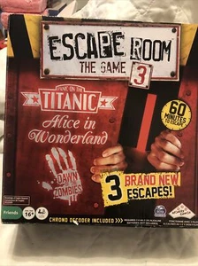 Escape Room The Game 3 with 3 Brand New Escapes by Spin Master (2020) READ - Picture 1 of 3