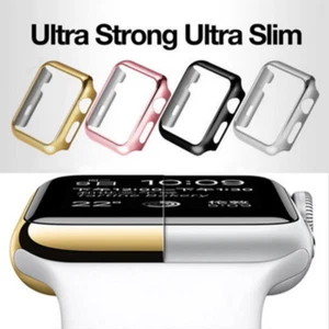 Watch Case with Screen Protector Film Cover For Apple Watch Series 9 8 7 6 5 4 3 - Picture 1 of 22