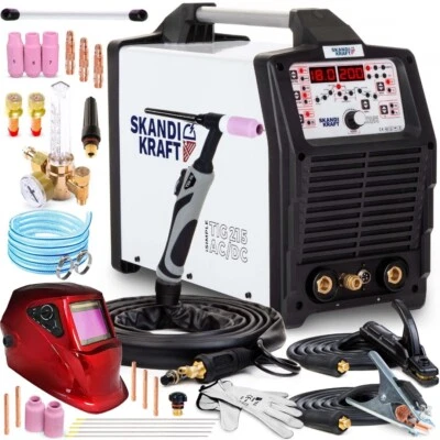 SKANDI KRAFT iSIMPLE TIG 215 AC/DC - 200A Alu Schweißgerät WIG AC DC Puls - Bild 1 von 4