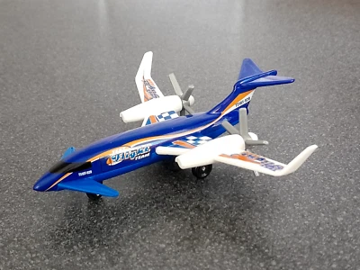 Matchbox 2008 Sky Busters Metro Commuter Piaggio P.180 Avanti Pusher Prop - Image 1 of 4