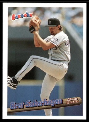 1996 Bazooka #114 Bret Saberhagen - Image 1 of 2