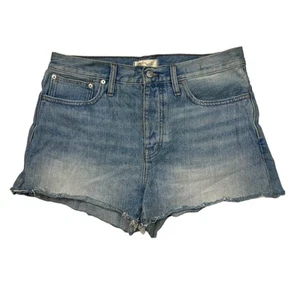 Madewell Relaxed Denim Shorts Mid Rise Button Fly Destroyed Hem Edition 29 - Bild 1 von 12