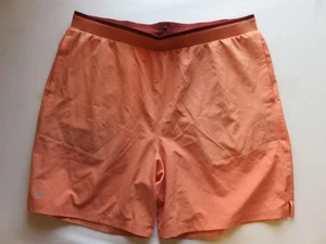 Pantalones Cortos Fabletics Para Hombre 2XL Transpirables Elastizados Gimnasio Atletismo 38/7"-Naranja - Imagen 1 de 9