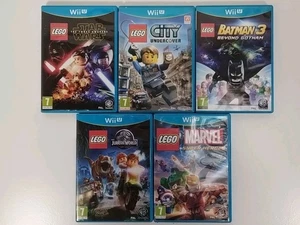 Wii U Lego Spiele Konvolut x 5 Star Wars, City, Batman 3, Jurassic World, Marvel - Bild 1 von 17