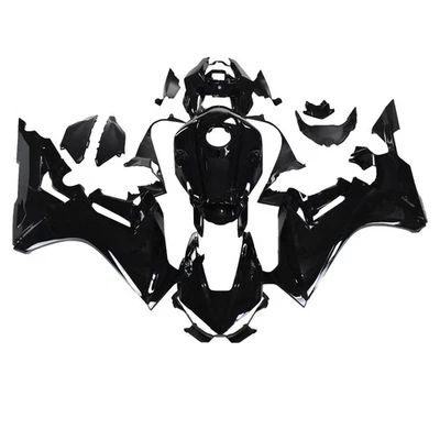 Kit de carenado FKA para Honda CBR1000RR 2017-2023 cuerpo de inyección negro brillante + pernos Foto 1 de 4